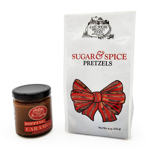 East Shore Sugar and Spice Pretzels with Creamy Dipping Caramel