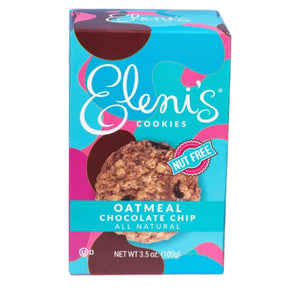 nut free box of oatmeal chocolate chip cookies