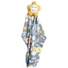 Emerson and Friends Blue Daisy Bamboo Baby Lovey