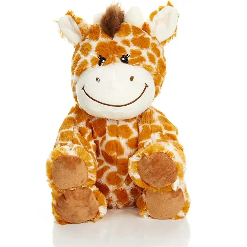 Stuffed Animal Giraffe Orannge, white and brown