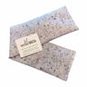 Floral pattern neck wrap with lavender and rice flowers inside