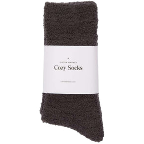 Giften Market Cozy Socks in Charcoal