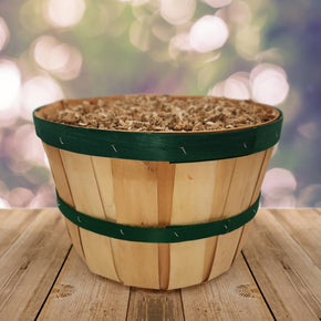 Create Your Own Small Green Band Apple Bushel Basket