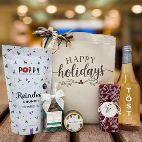 Happy Holidays Gift Basket