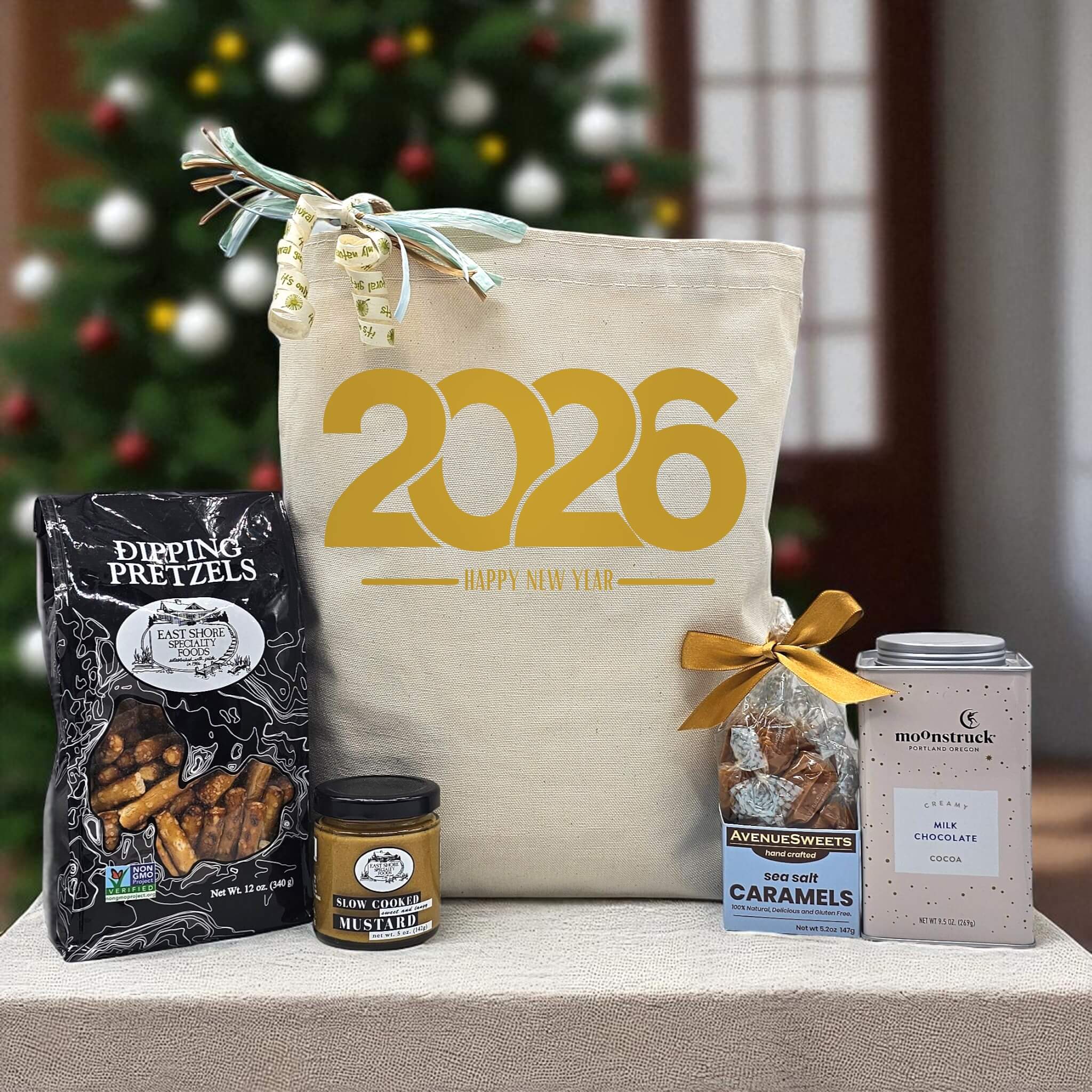 Happy New Year 2026 Gift Basket