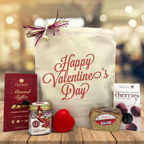 Happy Valentine's Day Red Letter Gluten Free Gift Basket