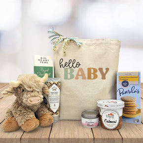 Hello Baby & Mommy Gift Basket