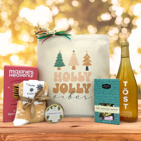 Holly Jolly Vibes Holiday Gift Basket