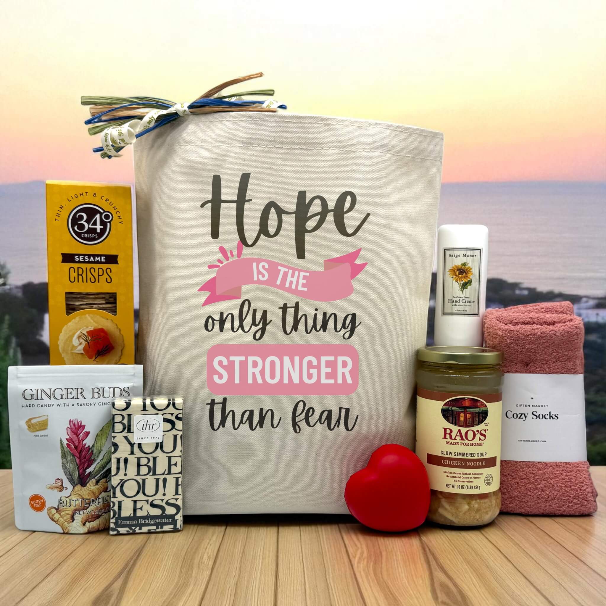 Hope Is The Only Thing Stronger Than Fear Gift Basket | It's Only ...