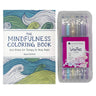 The Mindfulness Coloring Book and Pen Set Anti-Stress Kit