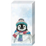 small pack of tissues with a penguin on each tissue