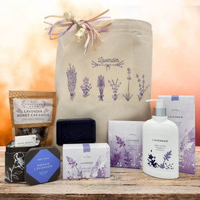 For the Love of Lavender Spa Gift Basket