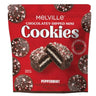 bag of chocolate coated peppermint holiday cookies