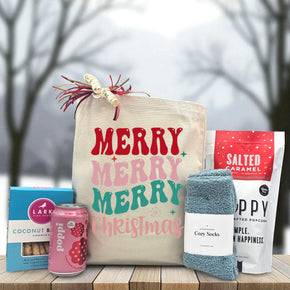 Merry Merry Merry Christmas Holiday Gift Basket