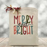 Merry and Bright Holiday Gift Tote