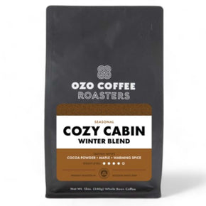 OZO Cozy Cabin Winter Blend Whole Bean Coffee 12 oz.