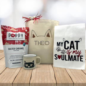 Perky Ear Cat Gift Basket