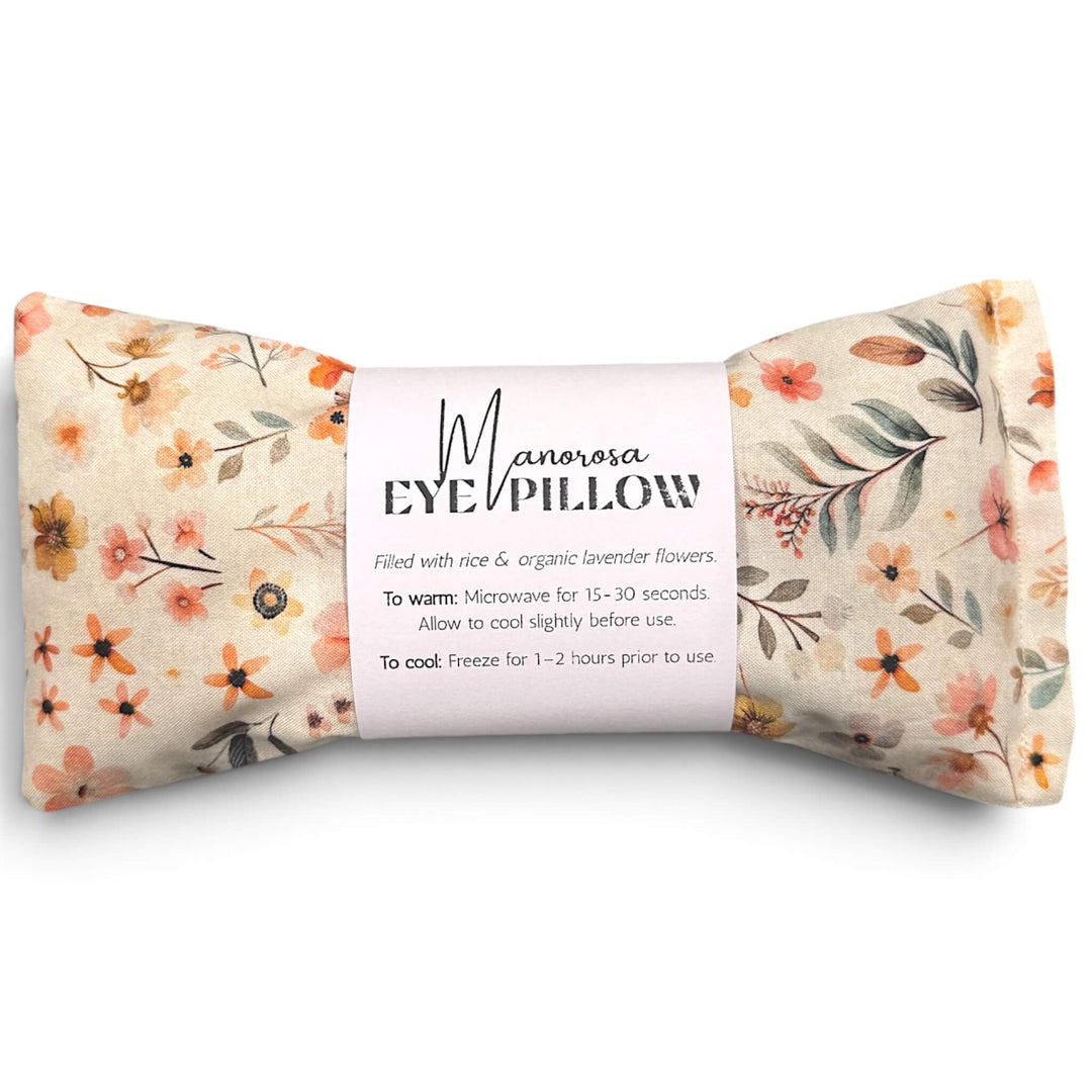 floral pattern eye pillow