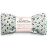 blue with chirstmas trees pattern eye pillow