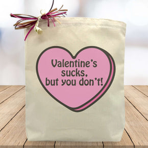 Pink Candy Heart Gift Tote