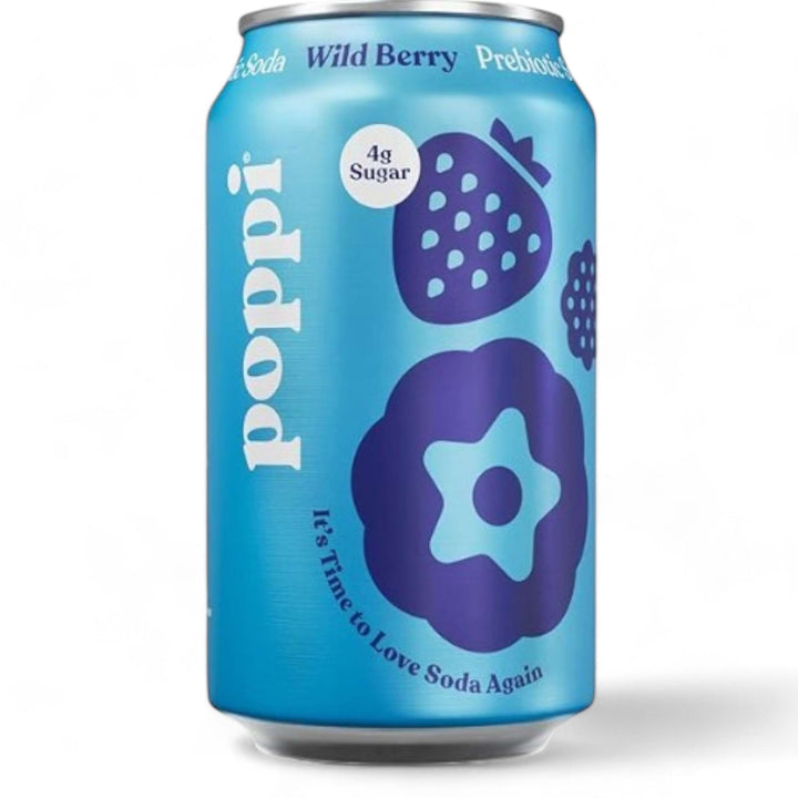 Poppi Wild Berry Sparkling Prebiotic Soda