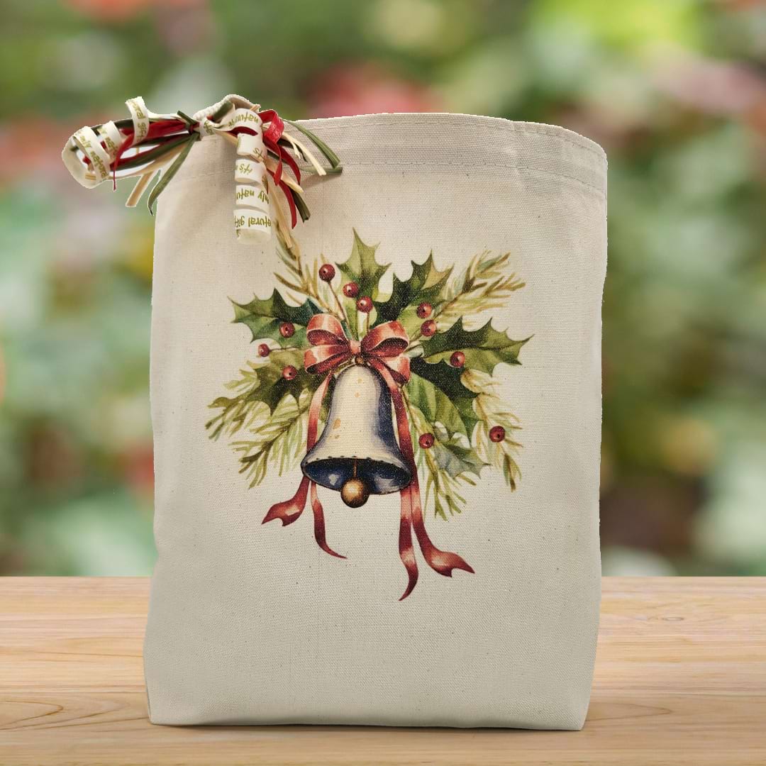 Silver Bell Gift Tote