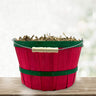 Small Holiday Apple Bushel Basket