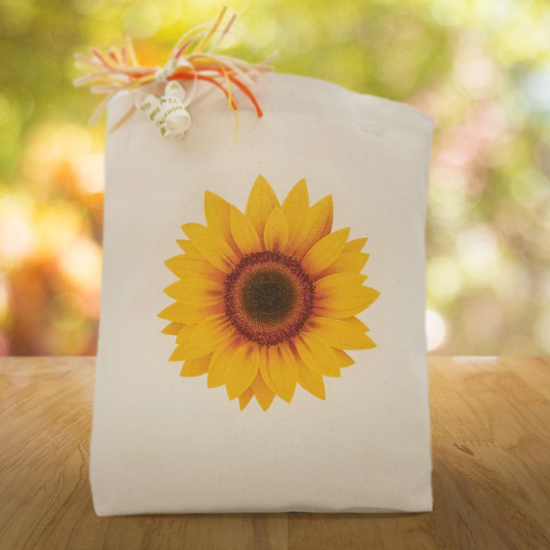 Sunny Side Sunflower Gift Tote