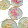 Sweet Caroline Confections Love Sparkle Cotton Candy Lollipops