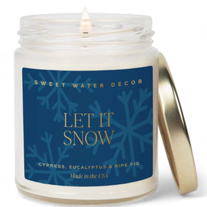 Sweet Water Decor "Let It Snow" Candle