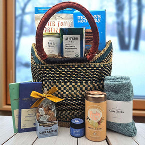 Ultimate Winter Market Luxury Tote Gift Basket