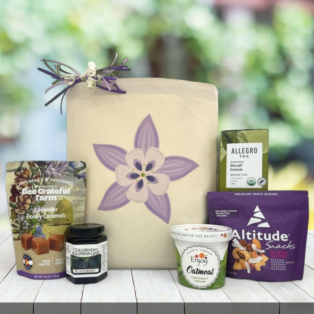 Where The Columbines Grow Gift Basket