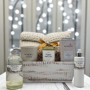 White Wonderland Holiday Gift Basket