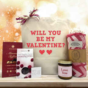 Will You Be My Valentine Gluten Free Gift Basket