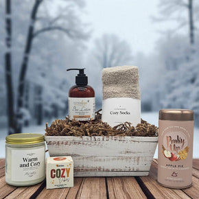 Winter Spa Gift Basket