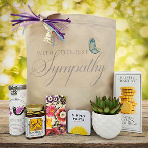 With Deepest Sympathy Condolence Gift Basket