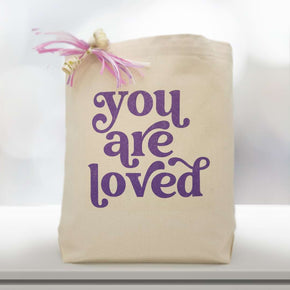 Create Your Own “You Are Loved” Lavender Gift Tote