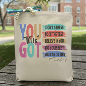 Create Your Own You Got This Don't Stress Gift Tote