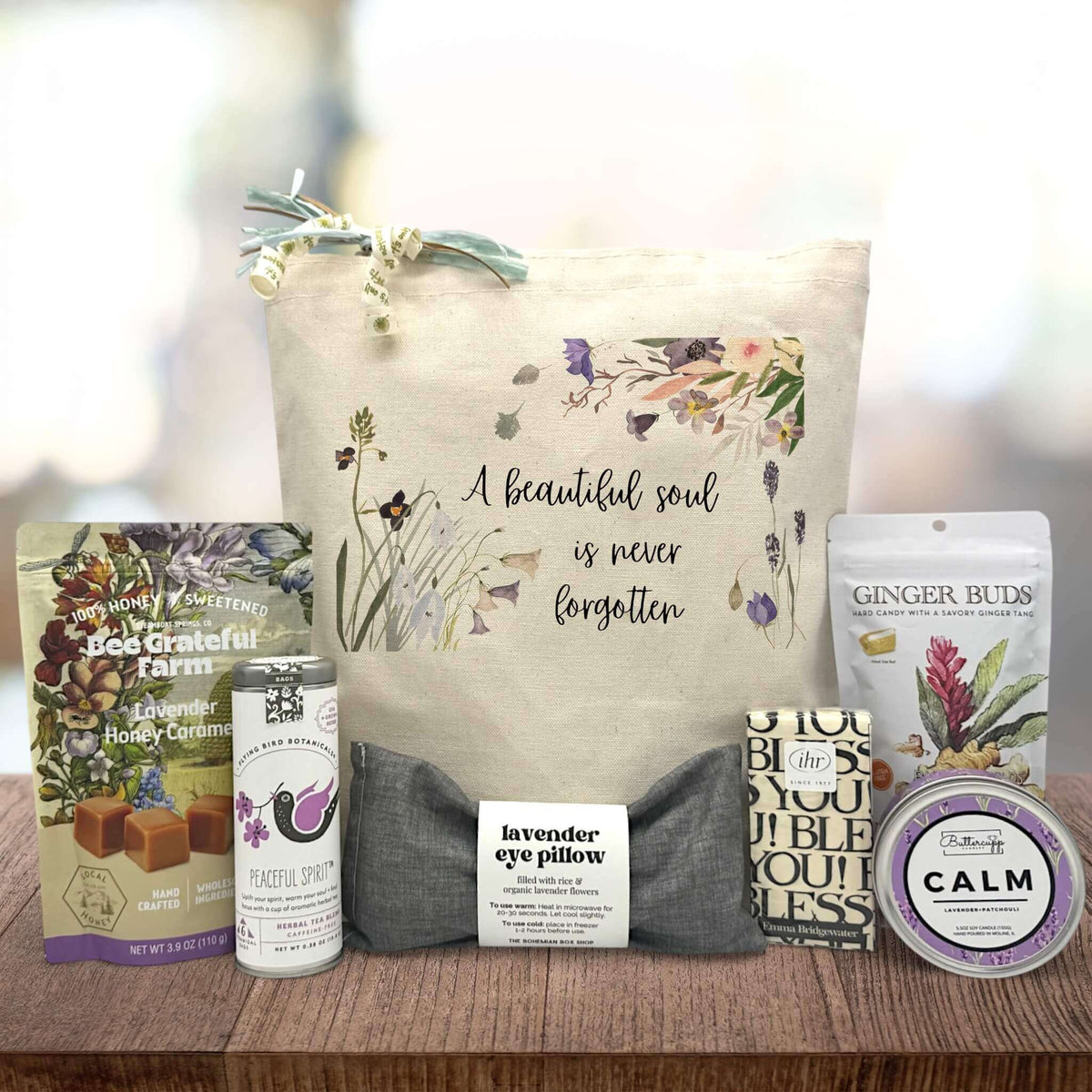A Beautiful Soul Is Never Forgotten Gift Basket | It's Only Natural Gifts