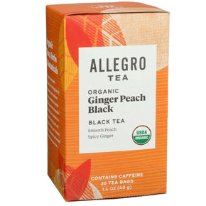 Allegro Organic Ginger Peach Black Tea