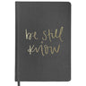 Be Still + Know Fabric Journal and Bamboo Pen Combo