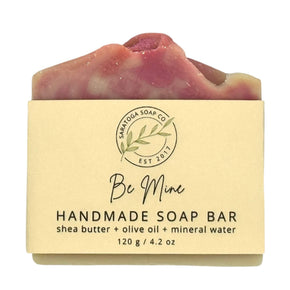 Saratoga Soap Co. Be Mine Valentine's Day Handmade Vegan Soap Bar