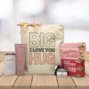 Big I Love You Hug Gift Basket