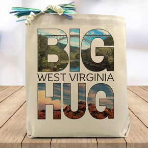 Create Your Own Big West Virginia Hug Gift Tote