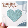 Plantable Seed Paper Blue Heart