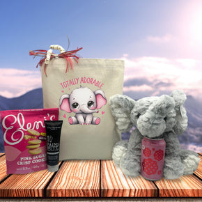 Blush & Tusk New Baby Gift Basket