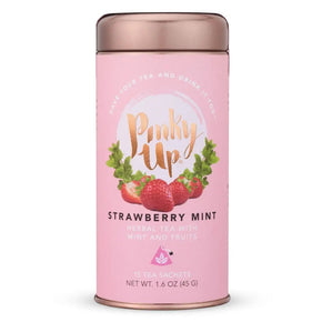 Pinky Up Decaf Strawberry Mint Herbal Sachet Tea