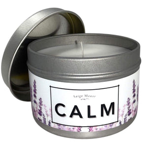 Saige Manor Calm Tin Candle