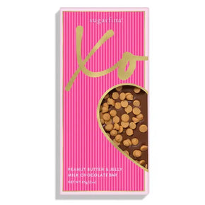 Peanut Butter & Raspberry Filled Milk Chocolate Bar