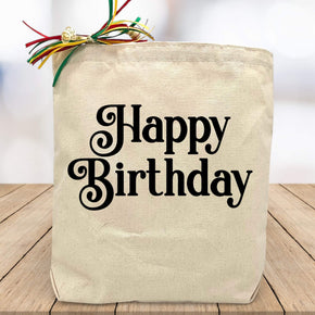 Create Your Own Classic Happy Birthday Gift Tote